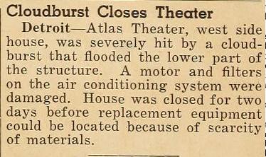 Atlas Theatre - 1942 Article From James